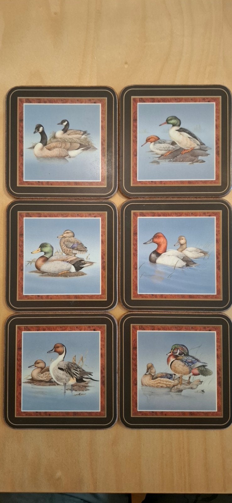 Pimpernel onderzetters Royal Table Ducks eend, Ophalen of Verzenden, Glasonderzetter, Zo goed als nieuw, Met opbergdoos
