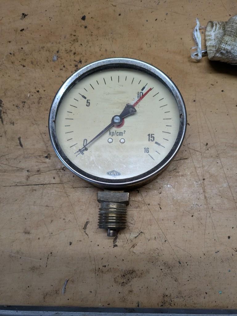 waterdrukmeter Drukmeter Manometer, Ophalen of Verzenden, Gebruikt, Druk