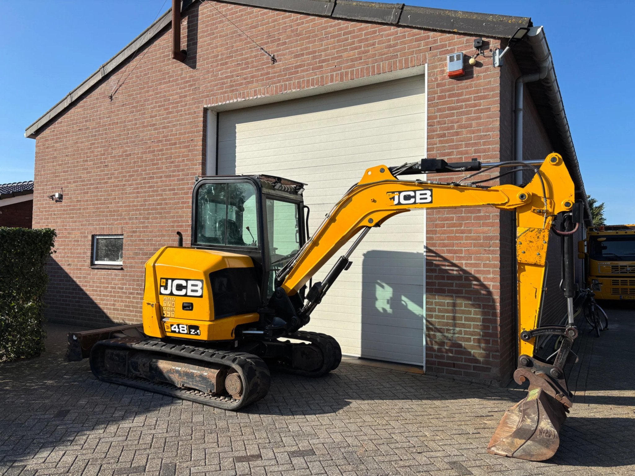 JCB 48Z-1 Minigraver graafmachine Sloop/Sorteer A/C, Graafmachine