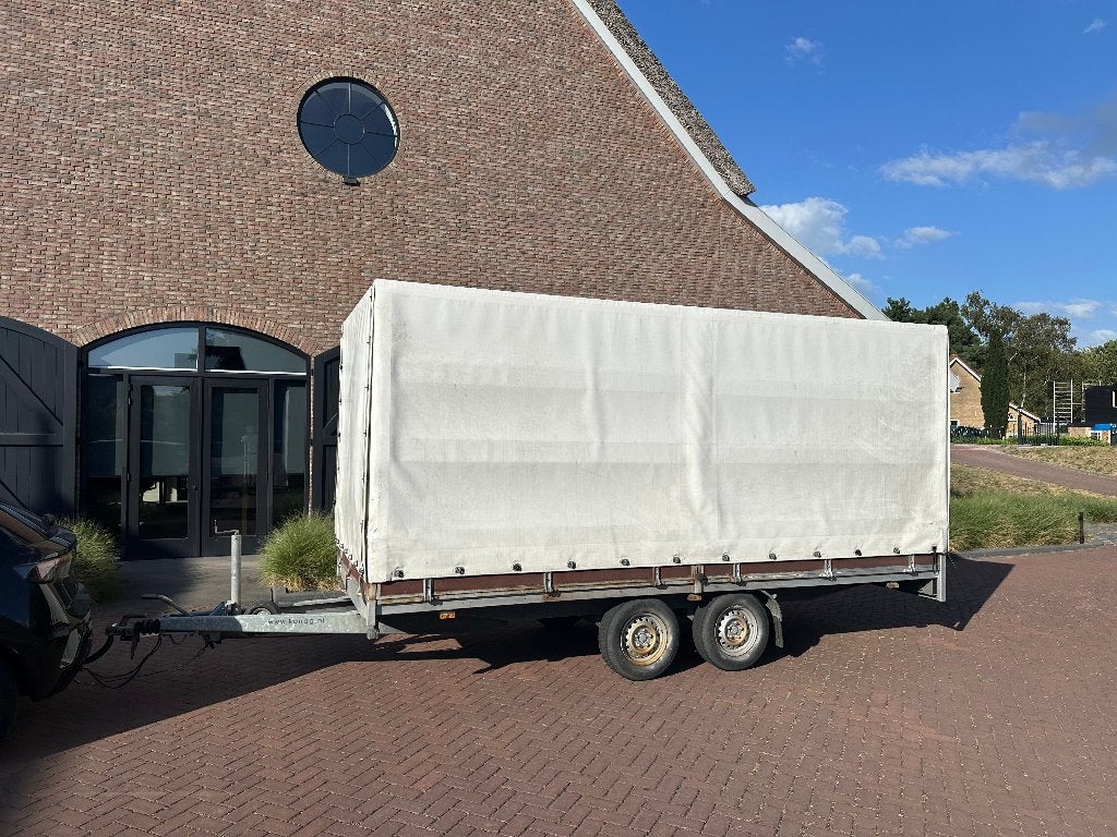 Zeer ruime aanhanger met hoge huif – ideaal voor transport!, Ophalen, Gebruikt