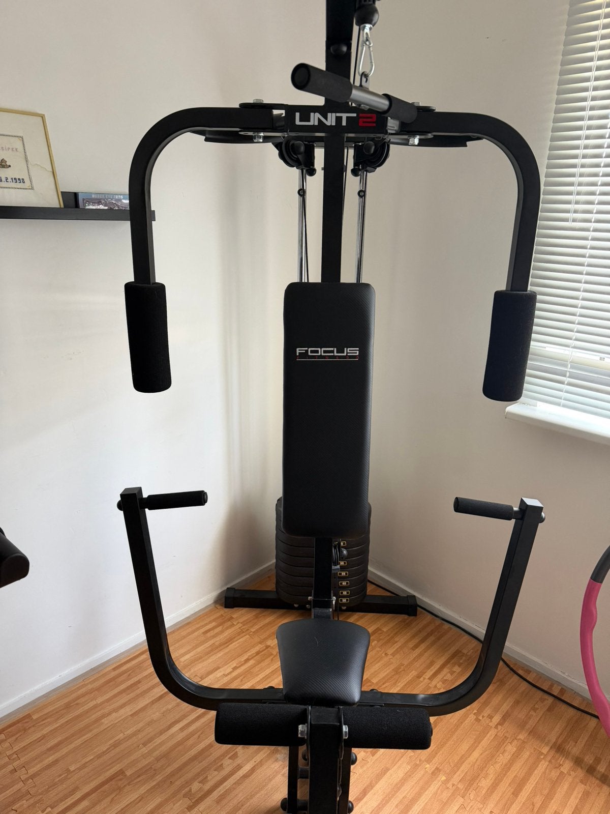 Focus fitness krachtstation. Unit 2., Ophalen, Zo goed als nieuw, Benen, Krachtstation