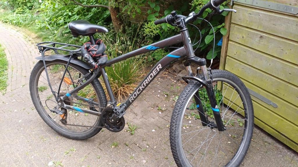 Mountainbike 27,5 inch, Velgrem, Rockrider Decathlon, Versnellingen, Zo goed als nieuw