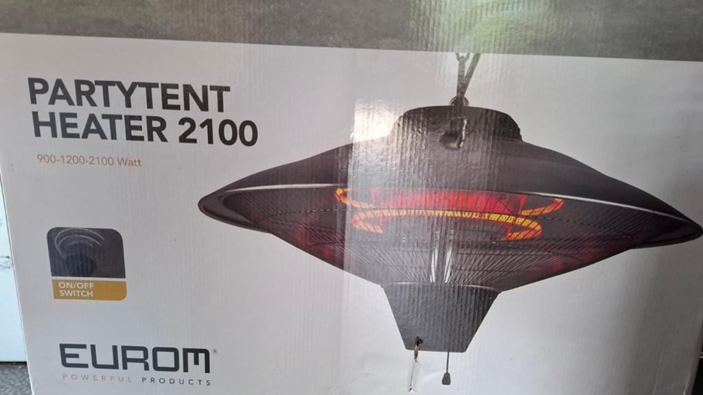 Partytent Heater te Huur, Tuin en Terras, Terrasverwarmers, Ophalen, Zo goed als nieuw, Elektrisch, Plafond