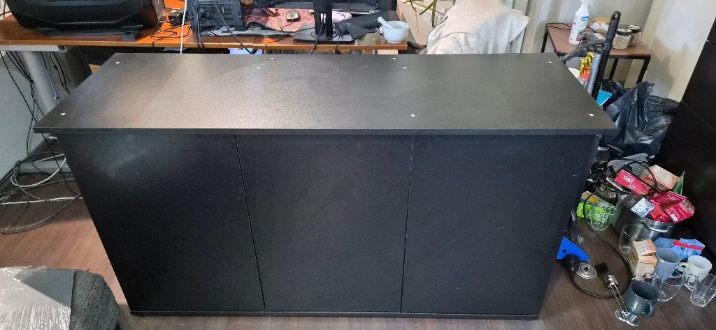 Juwel Kast Rio 450 Sbx 151x51x80 cm - Aquariummeubel - Zwart, Ophalen, Zo goed als nieuw, Aquariummeubel, Juwel