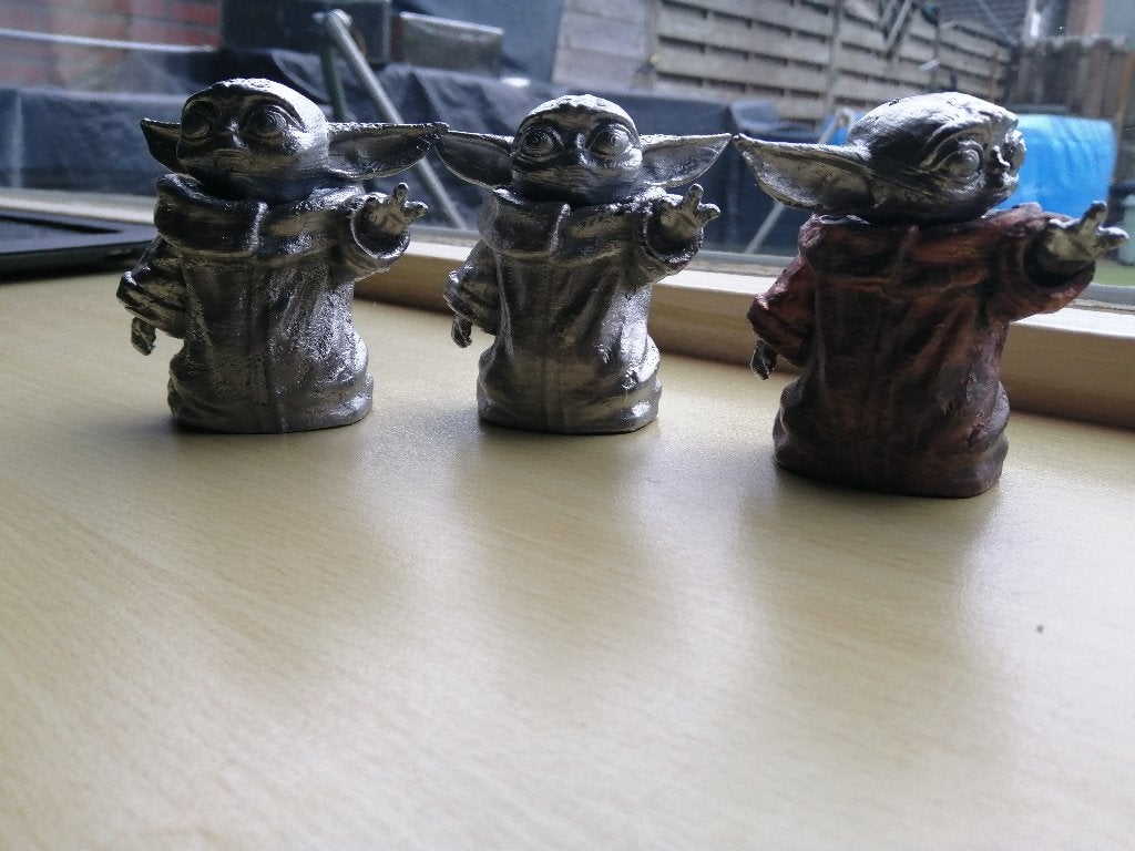 Baby Yoda Grogu Madalorian / star wars Beeld, Ophalen of Verzenden, Nieuw, Beeldje of Buste