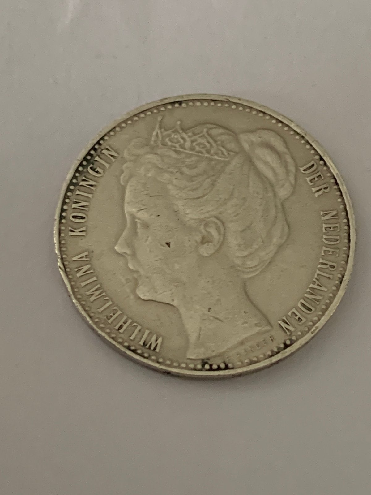 Mooie Zilveren gulden 1898, Postzegels en Munten, Munten | Nederland, Ophalen of Verzenden, Koningin Wilhelmina, 1 gulden