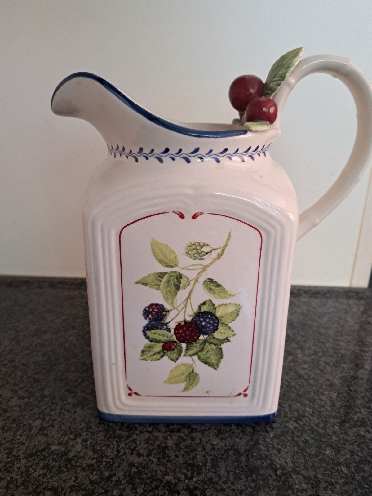 Villeroy & Boch Cottage Charm Kan met fruitdecor, Ophalen of Verzenden