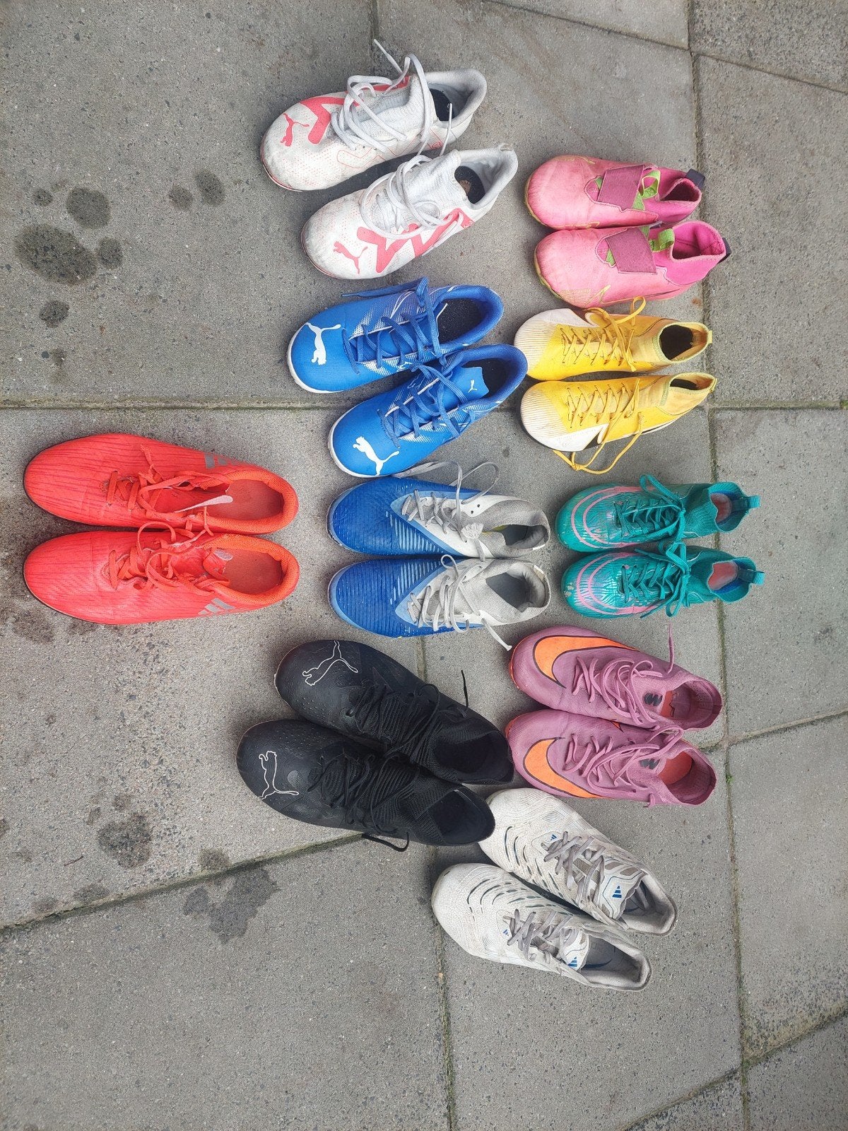 Diverse Voetbalschoenen - Verschillende Maten en Merken, Maat XS of kleiner, Ophalen of Verzenden, Gebruikt, Schoenen