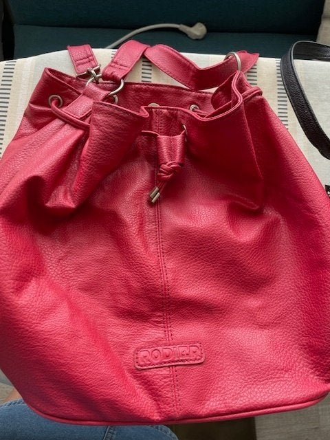Rode tas - stijlvol & praktisch, Ophalen of Verzenden, Zo goed als nieuw, Rood, Handtas