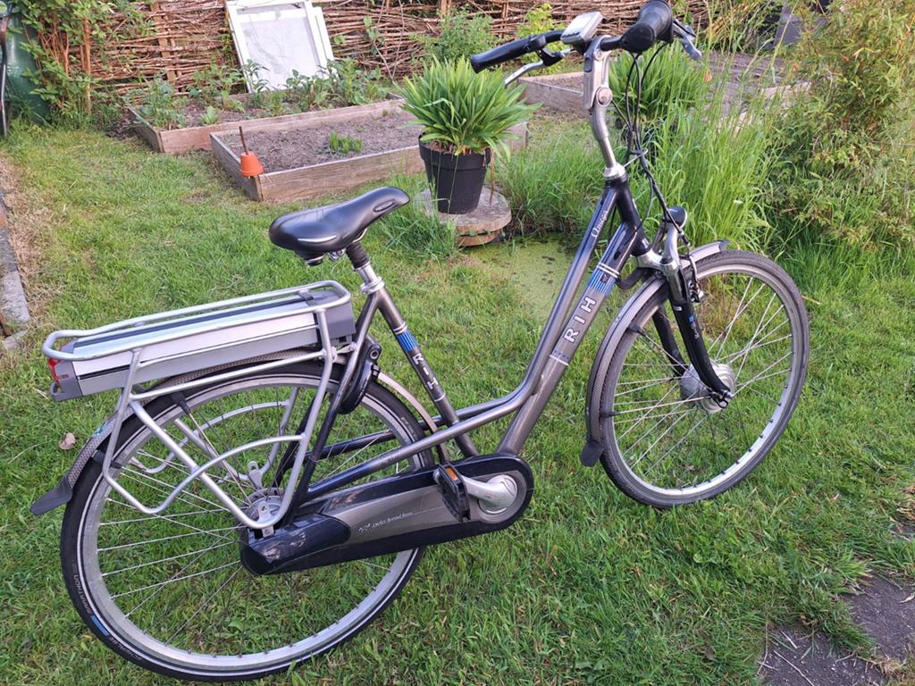 RIH Omega E-bike - Frame 57cm, Minder dan 30 km per accu, Gebruikt, 55 tot 59 cm, Ophalen