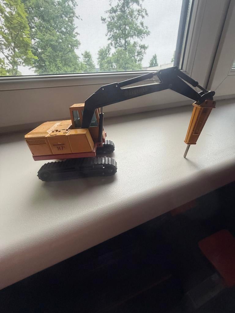 Akerman H7B Graafmachine Model - Verzamelobject, Kinderen en Baby's, Speelgoed | Speelgoedvoertuigen, Gebruikt, Ophalen of Verzenden