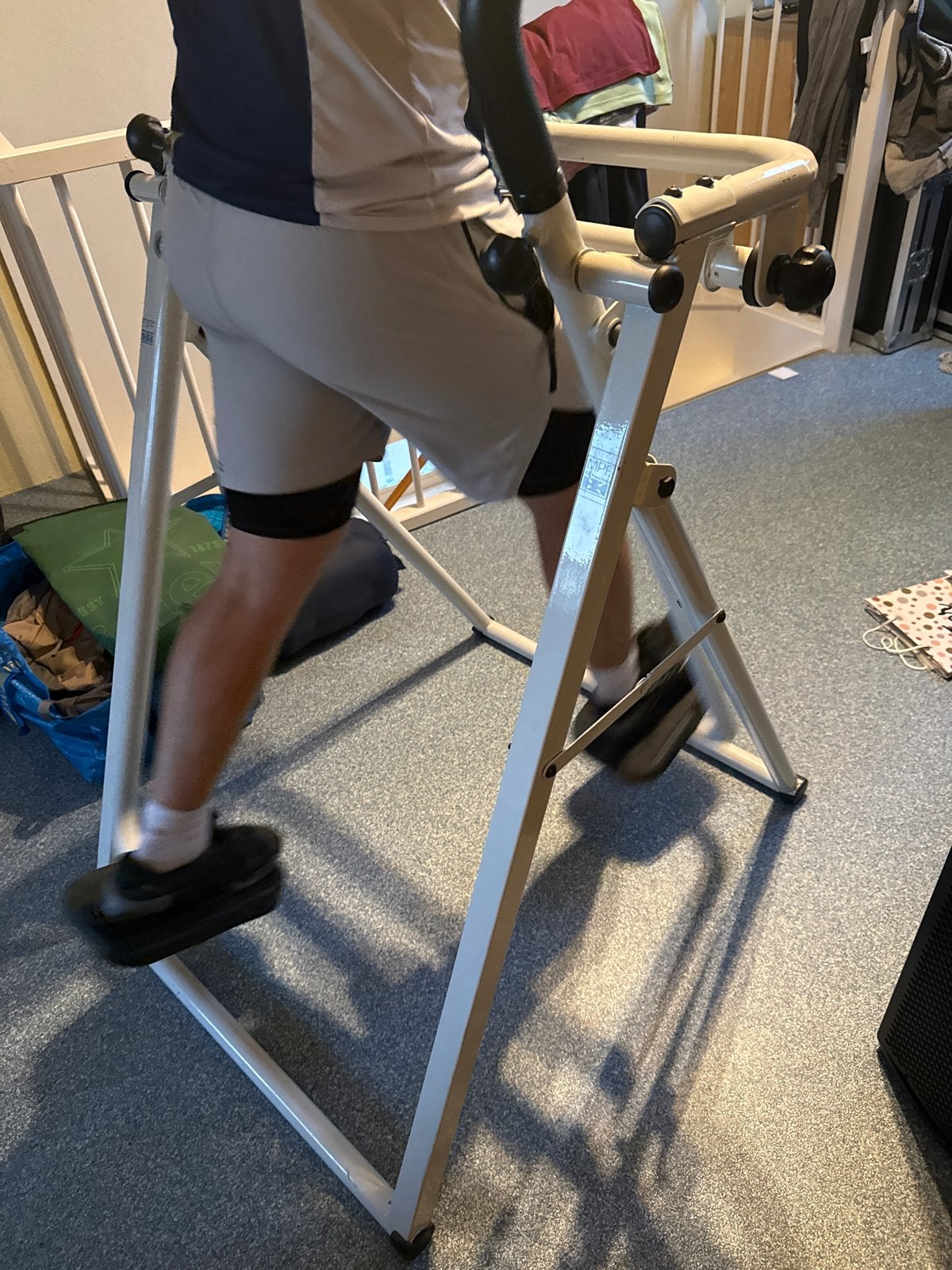 Airwalker Inklapbaar - Ideaal voor Thuis Fitness, Ophalen, Gebruikt, Armen, Crosstrainer