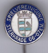 Spielvereinigung Sterkrade email speldje ( Z_063, Ophalen of Verzenden, Gebruikt, Sport, Speldje of Pin