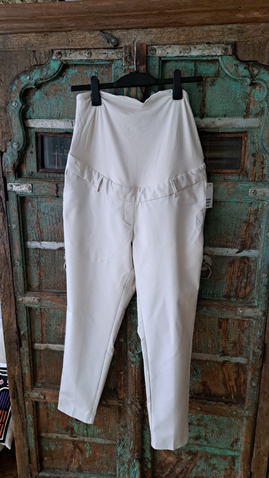 Nieuwe H&M Mama zwangerschapsbroek maat L, Kleding | Dames, Beige, Maat 42/44 (L), Nieuw, Ophalen of Verzenden