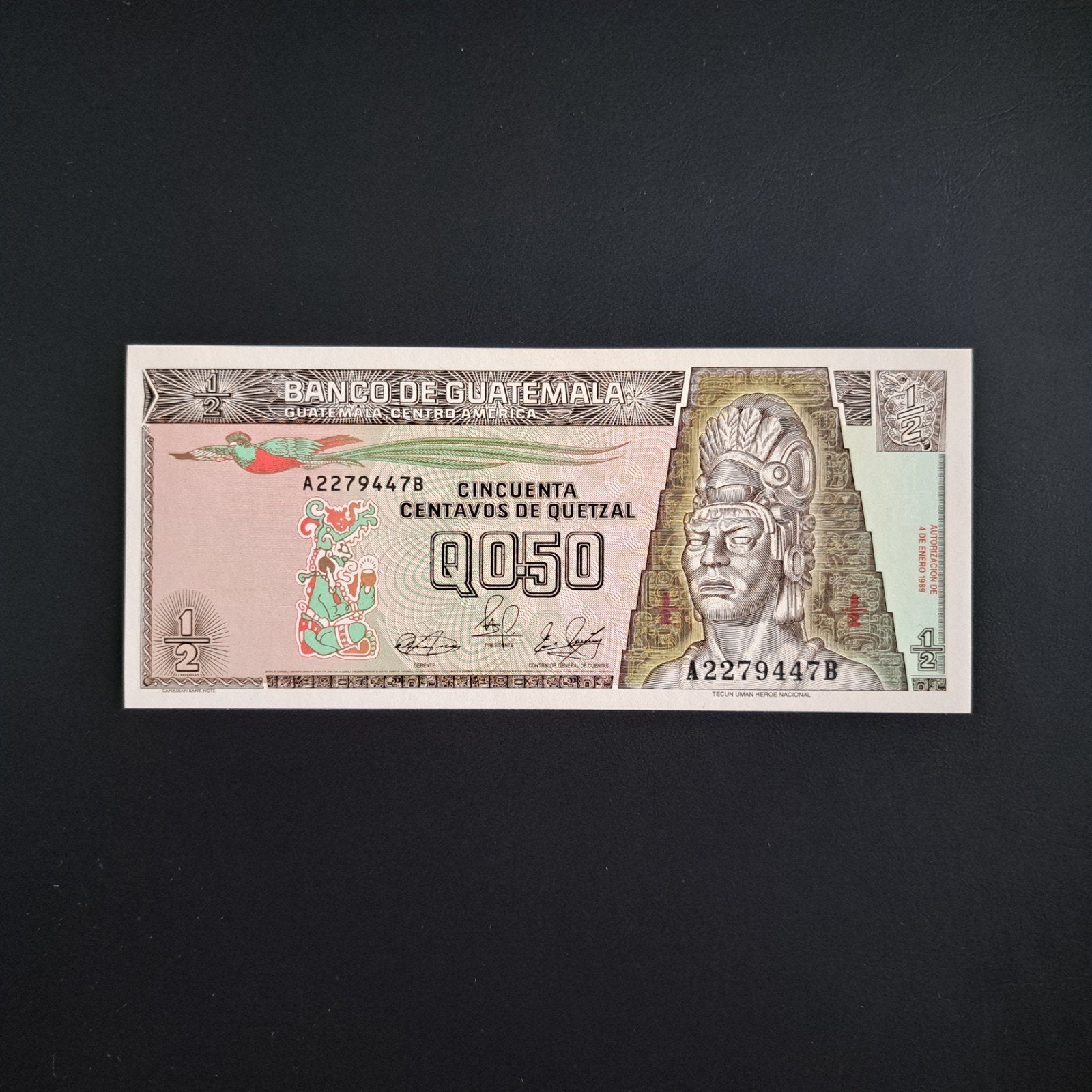 0.5 quetzal Guatemala #033, Verzenden, Noord-Amerika, Los biljet