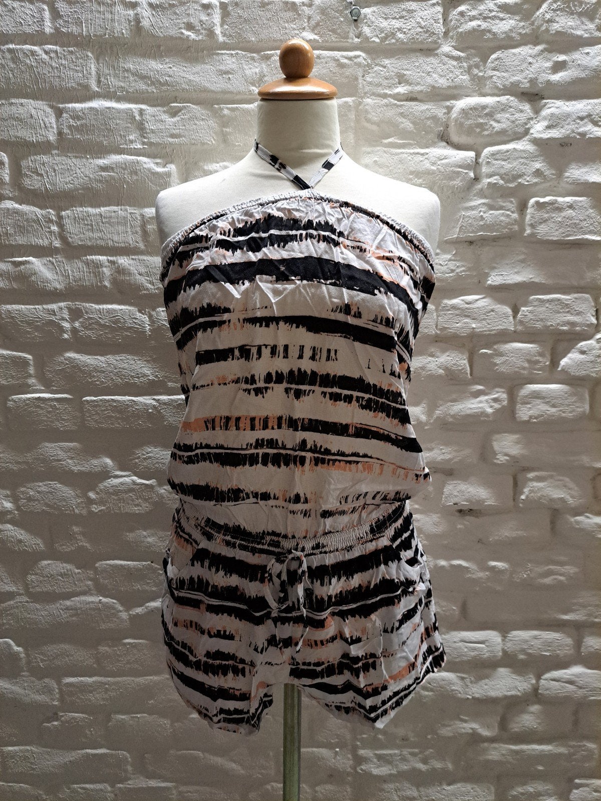 Freya playsuit maat 36, Verzenden, Zwart, Freya, Zo goed als nieuw