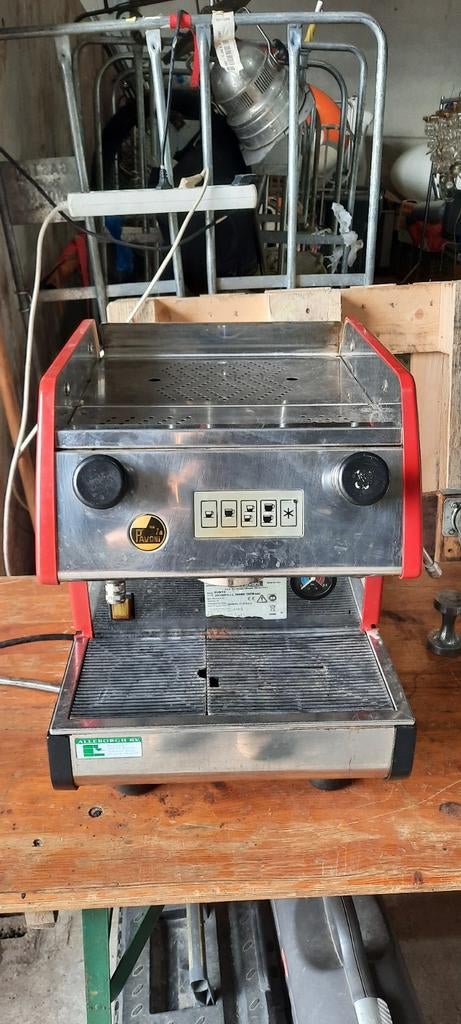 Pavoni koffie machine, Bianchi koffiemolen, koffielade, tank, Witgoed en Apparatuur, Koffiezetapparaten, 10 kopjes of meer, Ophalen