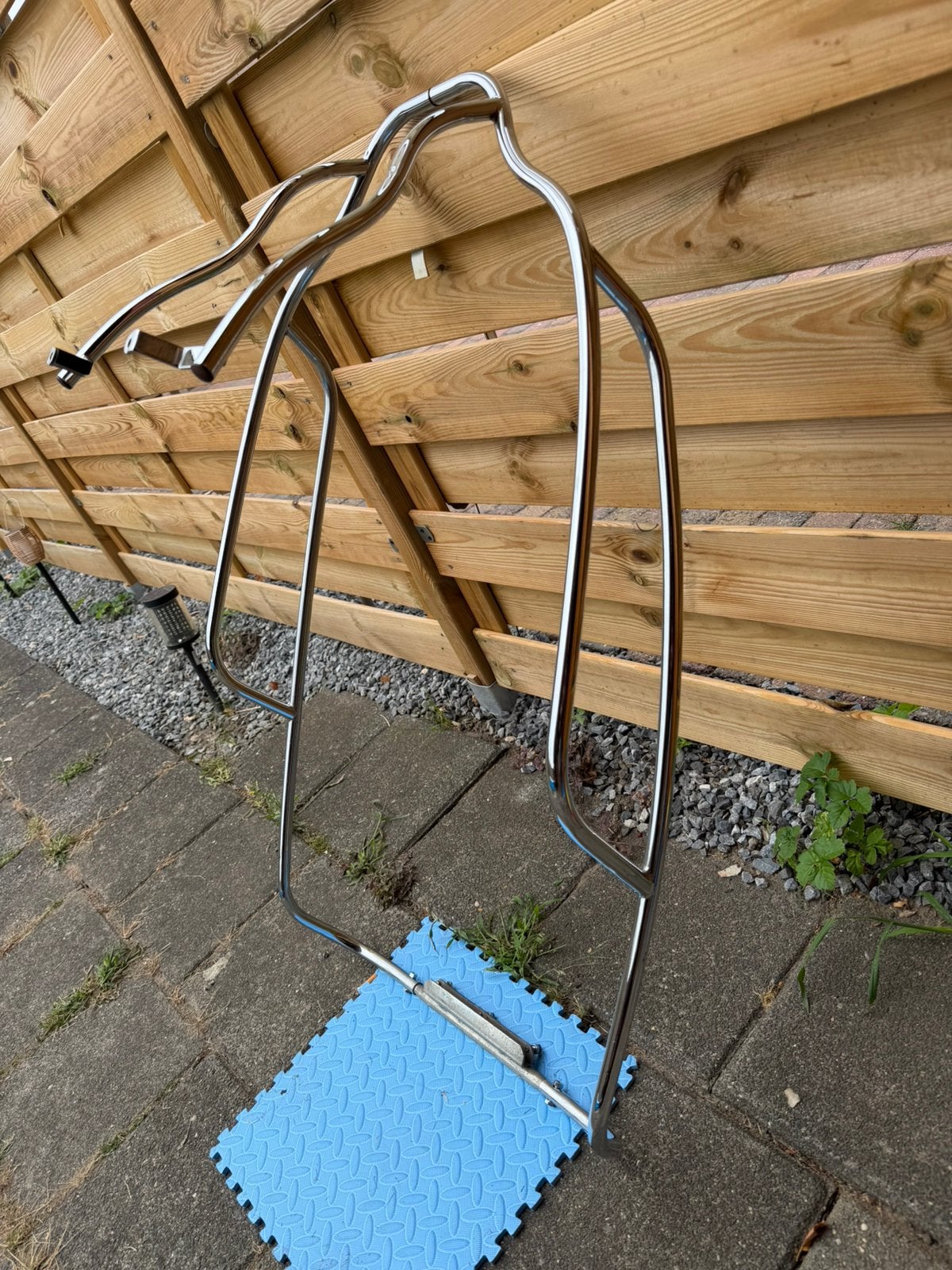 Vespa gts beugel achter, Ophalen