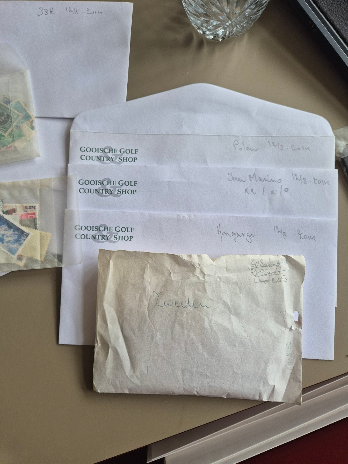 Gestempelde postzegels uit diverse landen, incl. Monaco, Ophalen of Verzenden, Monaco, Gestempeld