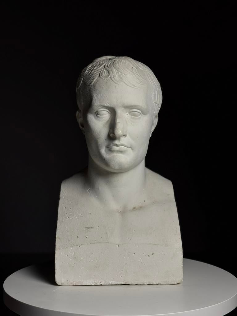 Buste van Napoleon gips 20e eeuw