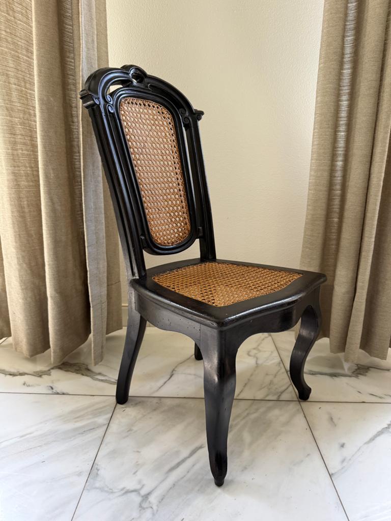 Vintage rotan salonstoeltje | Thonet stijl, Ophalen of Verzenden