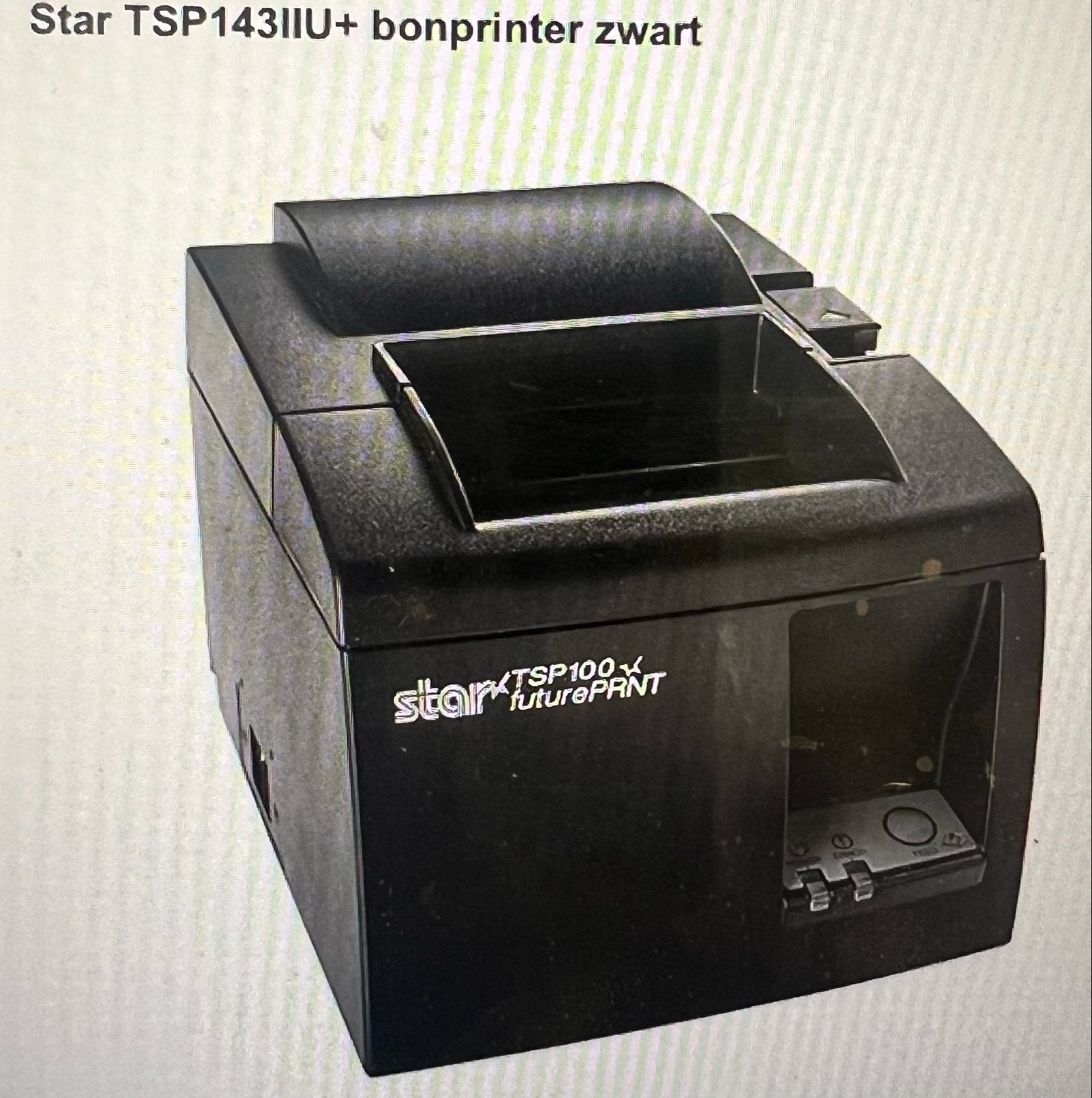 2x Star TSP143IIU+ bonprinter zwart, Computers en Software, Printers, Zwart-en-wit printen, Printer, Ophalen of Verzenden, Zo goed als nieuw