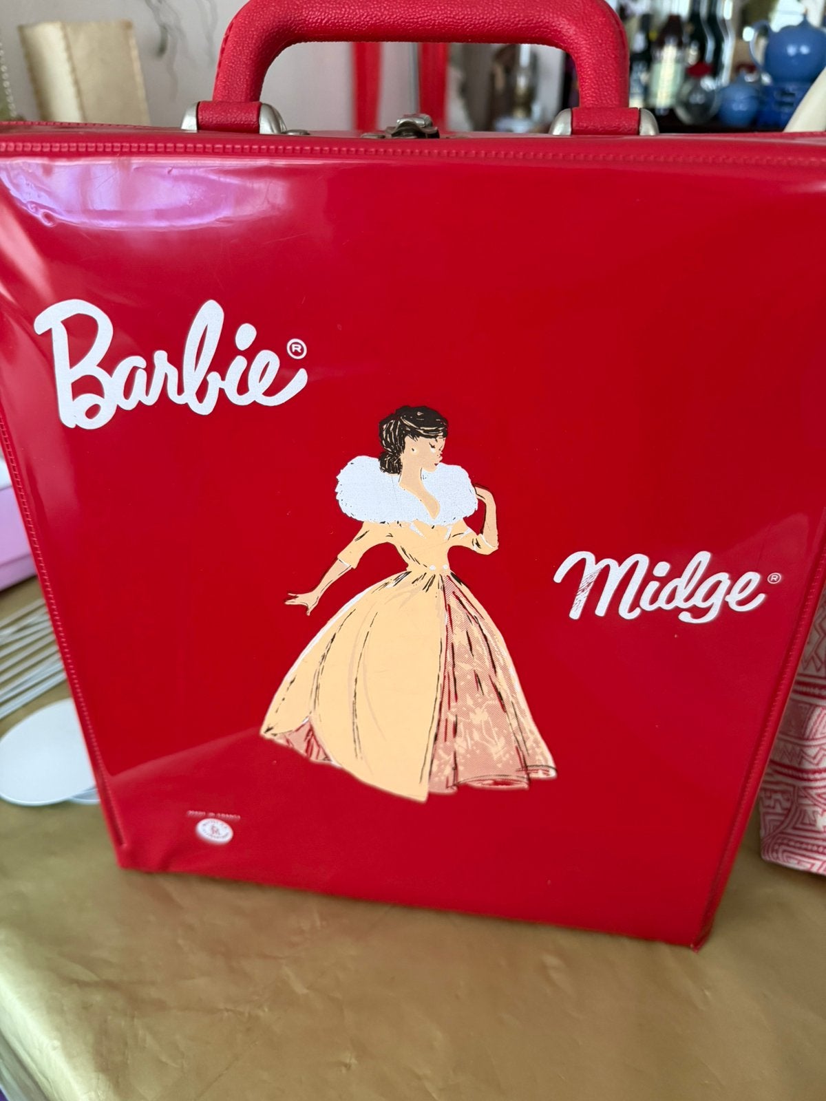 Barbie vintage koffer case, Ophalen of Verzenden, Gebruikt, Accessoires