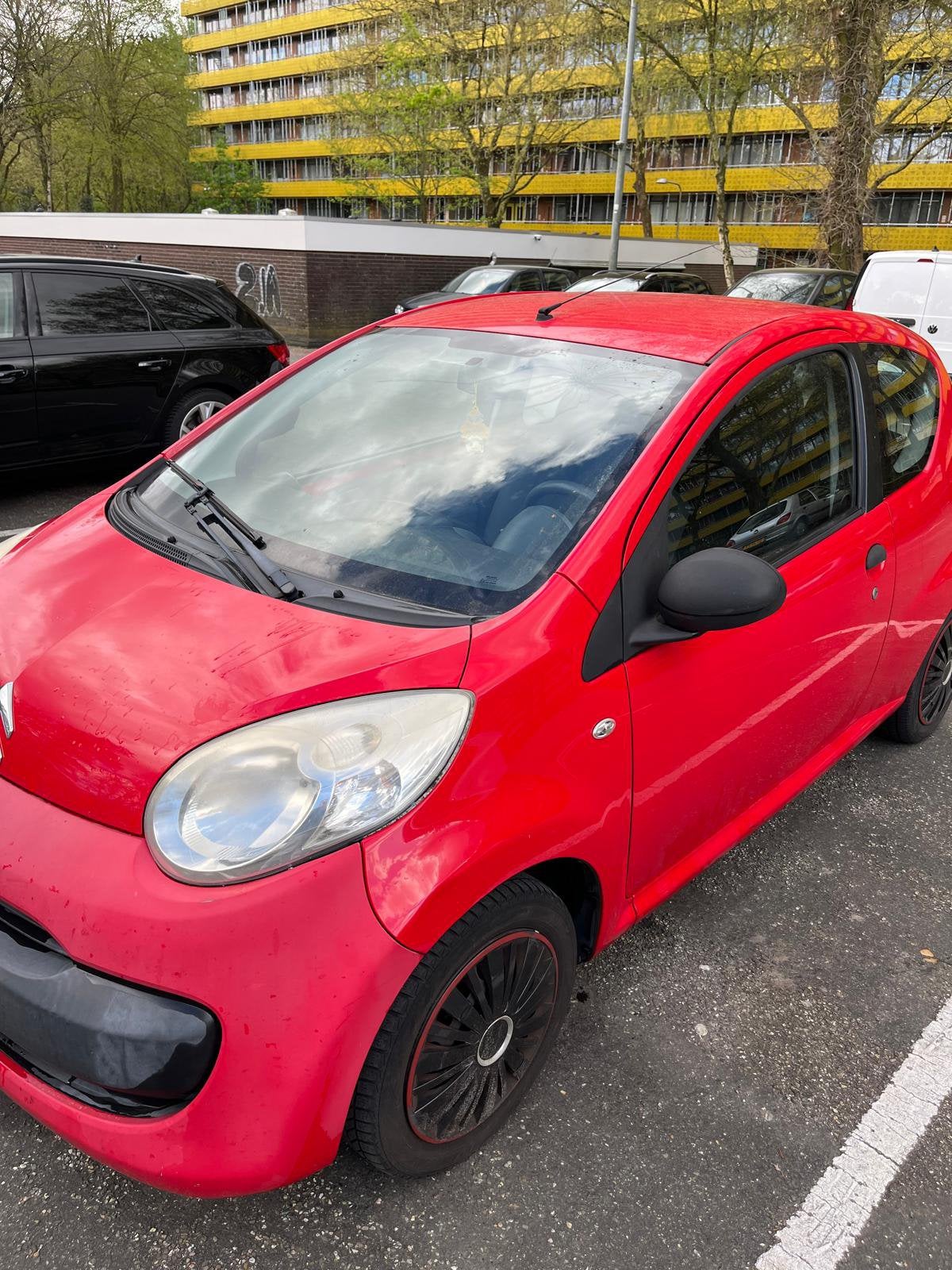 Citroën C1 1.0 3-DRS 2006 Rood, Auto's, Citroën, Particulier, C1, Benzine, A, Hatchback, Handgeschakeld, Geïmporteerd, Rood, Zwart