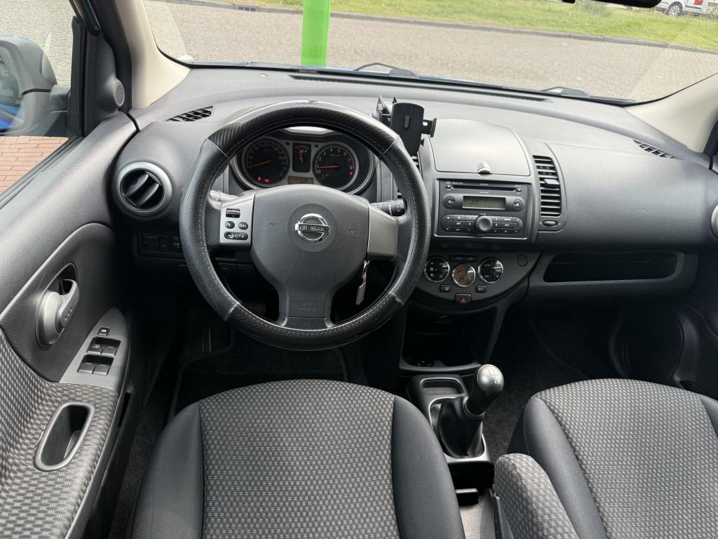 Nissan Note 1.4 First Note | airco | trekhaak | recent nw ap, Metallic lak, 4 cilinders, Blauw, Origineel Nederlands