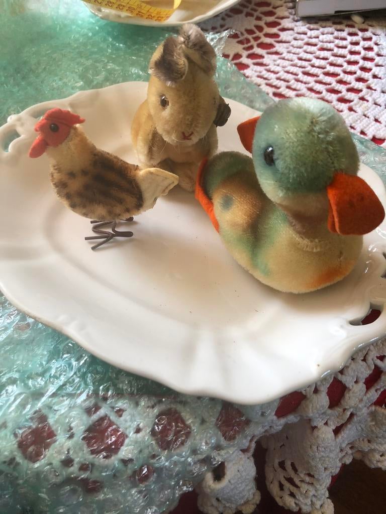 3 schattige steiff beestje, Ophalen of Verzenden