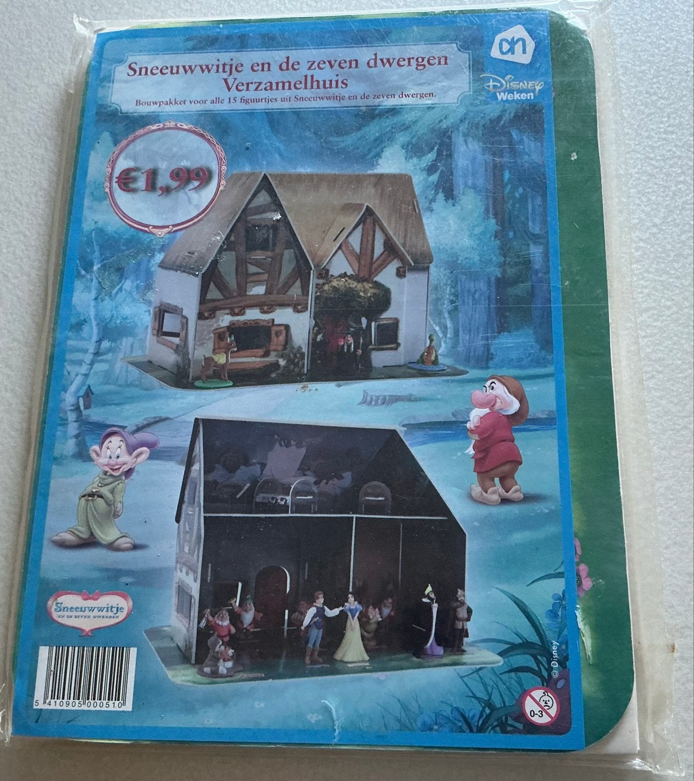 Sneeuwwitje en de Zeven Dwergen Verzamelhuis AH Disney, Verzamelen, Verzenden, Nieuw
