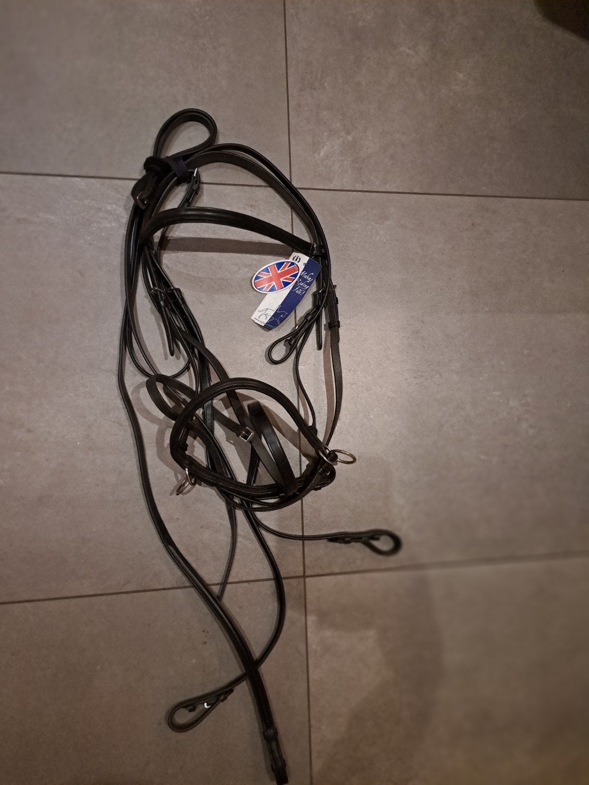 kaakgekruist hoofdstel maat full  NIEUW!!, Hoofdstel, Nieuw, Ophalen of Verzenden, Zwart