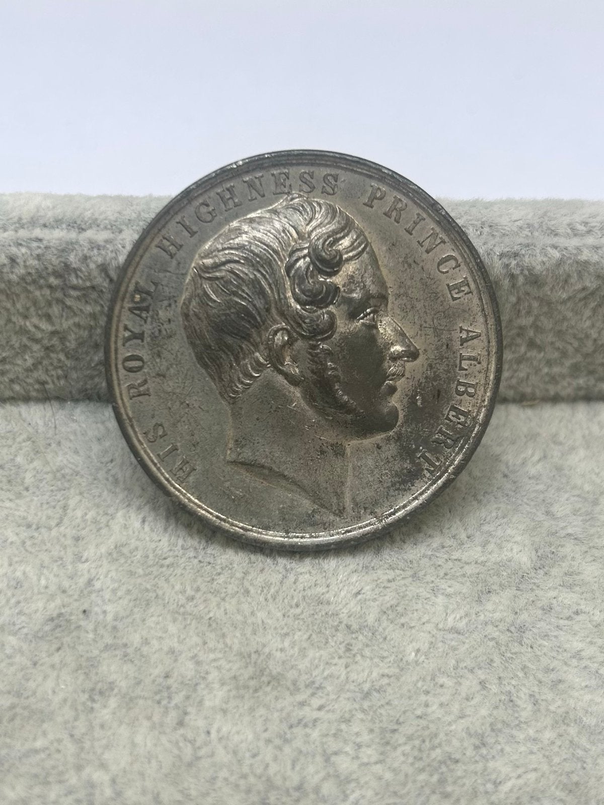 Historische medaille Prins Albert, Londen 1851, Ophalen of Verzenden, Overige landen, Losse munt