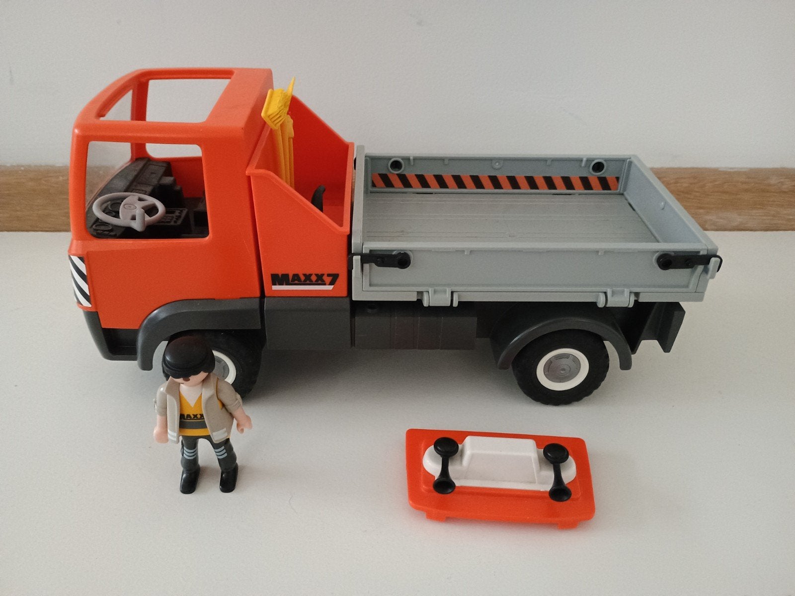 Playmobil 6861 Kiepwagen met figuur en accessoires, Ophalen, Gebruikt