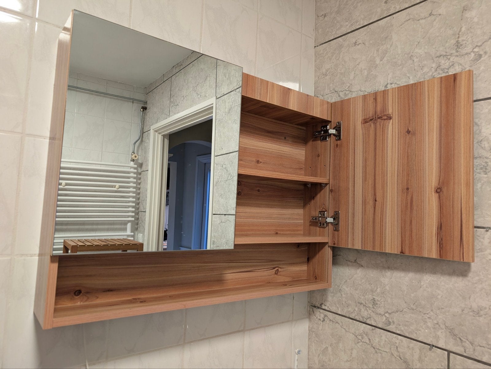 badkamer spiegel kastje, Ophalen