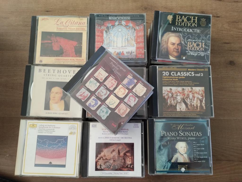 Grote collectie klassieke muziek CD's (ca. 100 stuks), Ophalen of Verzenden, Classicisme, Gebruikt, Orkest of Ballet