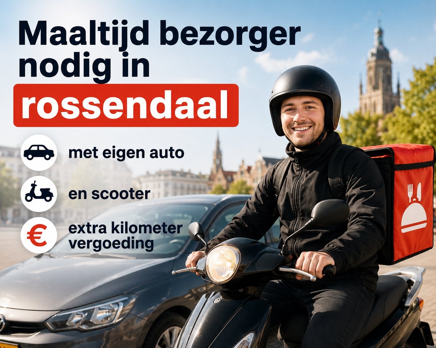 Maaltijd bezorger gezocht!!!!, Overige niveaus, Starter, Overige vormen