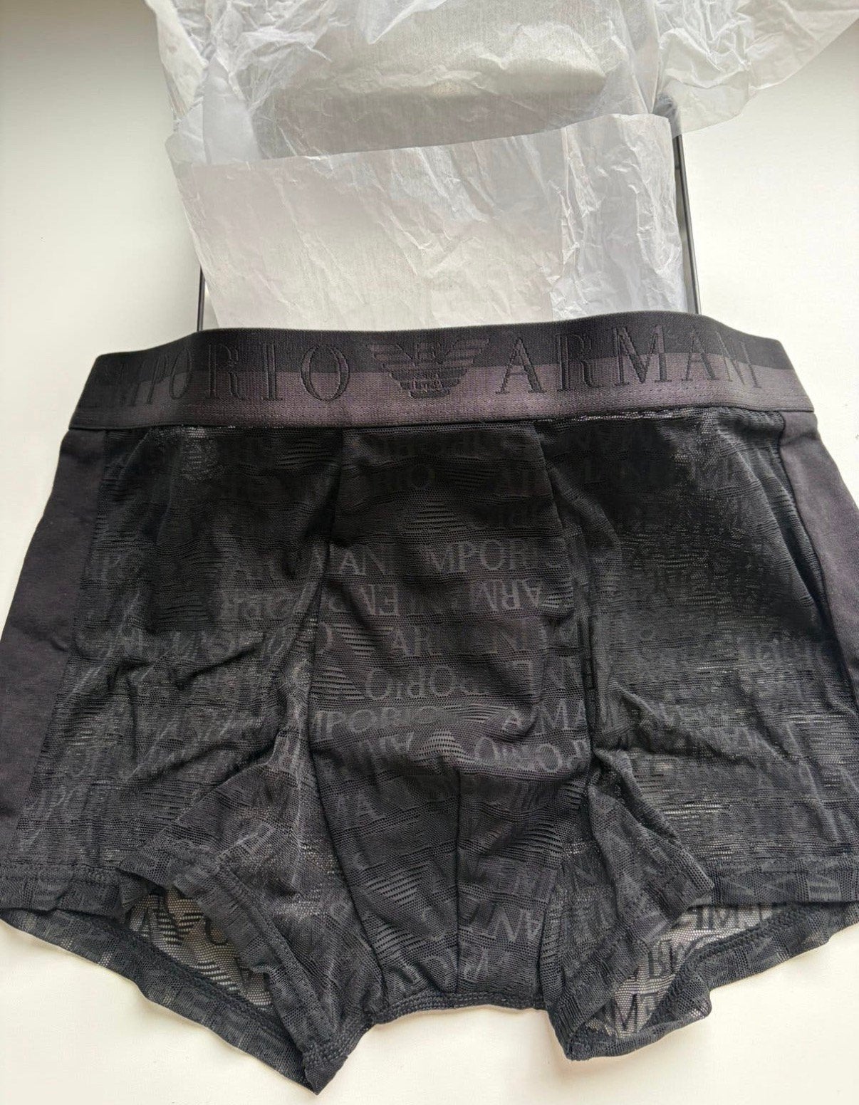 EA Logo Mesh trunk Nieuw, Verzenden, Zwart, Boxer