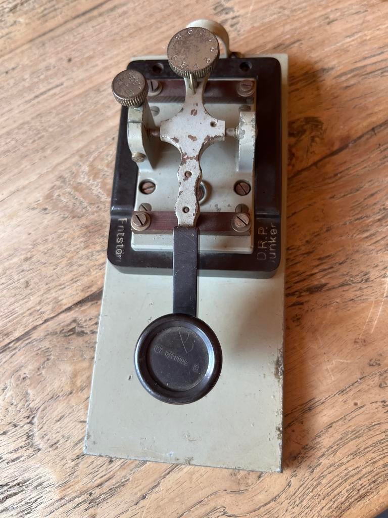 Vintage DRP Junker Morse Code Sleutel - Telegraaf, Ophalen of Verzenden, Zo goed als nieuw