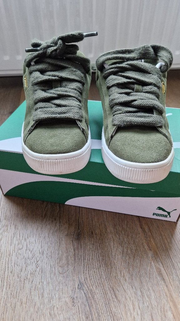Groene Puma sneakers maat 40, Ophalen, Puma, Nieuw, Sneakers of Gympen