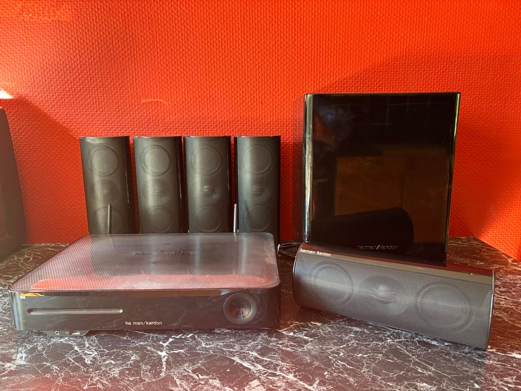 Harman Kardon BDS 5.1 Home Cinema Set met subwoofer, Gebruikt, Blu-ray-speler, 5.1-systeem, Ophalen