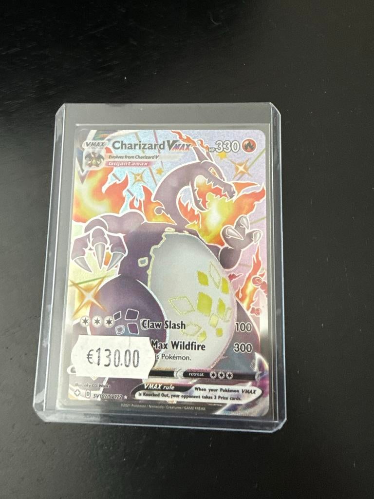 Pokémon Kaart Charizard VMAX SV107/SV122 Shining Fates, Hobby en Vrije tijd, Verzamelkaartspellen | Pokémon, Ophalen of Verzenden