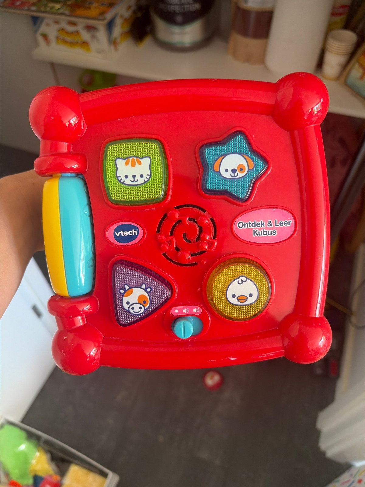 VTech Ontdek & Leer Kubus - Interactief Baby Speelgoed, Ophalen of Verzenden, Gebruikt, Overige typen, Met licht