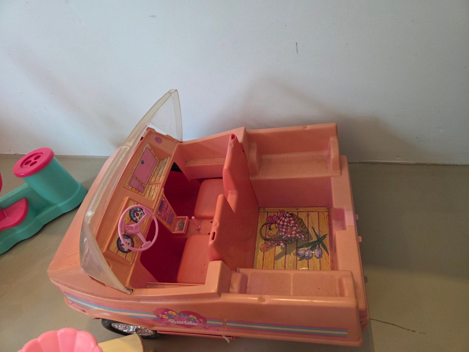 vintage barbie auto, Ophalen, Gebruikt, Toebehoren