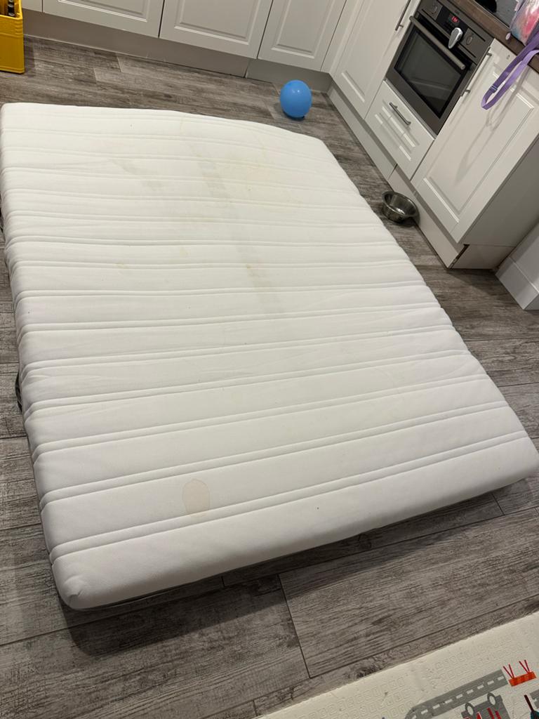 IKEA MALVIK matras - Gebruikt, 160x200 cm, Ophalen, Gebruikt, Tweepersoons, Matras