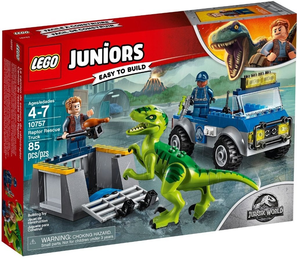 10757 - Jurassic World: Fallen Kingdom: Raptor Rescue Truck, Hello@support.lego.com, Lego, Nieuw, Ophalen of Verzenden
