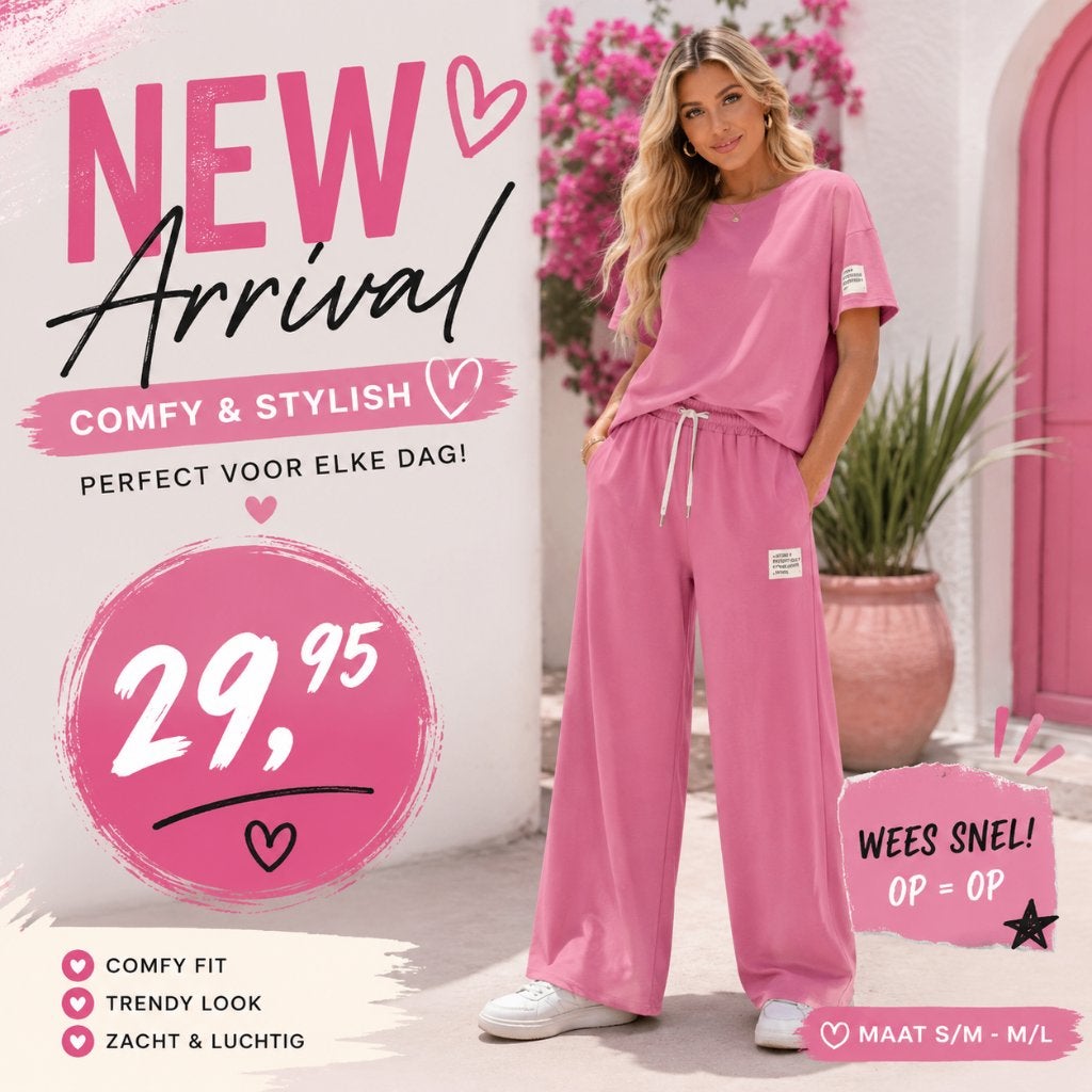 Comfypakken - Easy Going Comfy Set roze, -, -, Nieuw, Ophalen of Verzenden