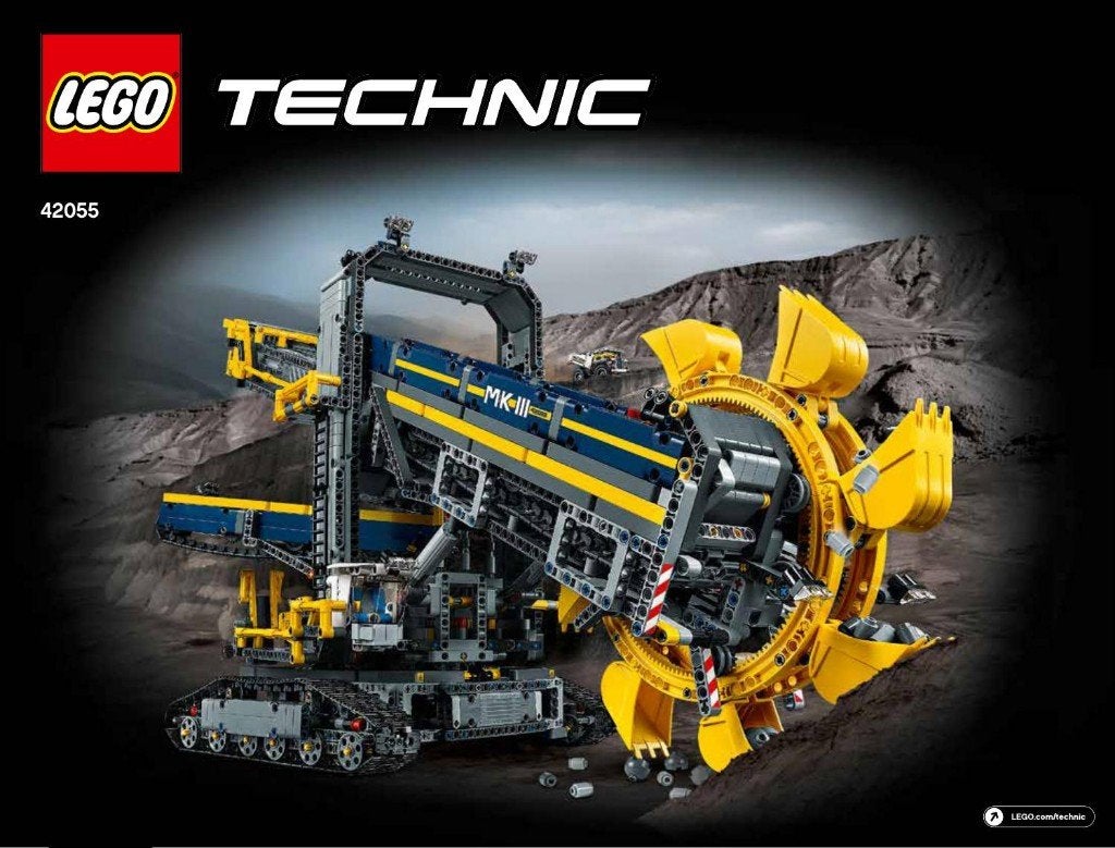LEGO 42055 Bucket Wheel Excavator - alleen bouwbeschrijving, Lego, Accessoire, Nieuw, Ophalen of Verzenden