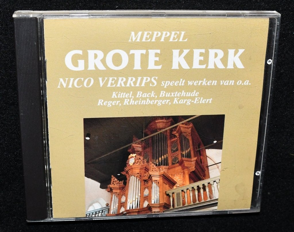 Grote Kerk Meppel - Nico Verrips Speelt Werken Van O.a. Kitt, Ophalen of Verzenden, Classicisme, Zo goed als nieuw, Overige typen