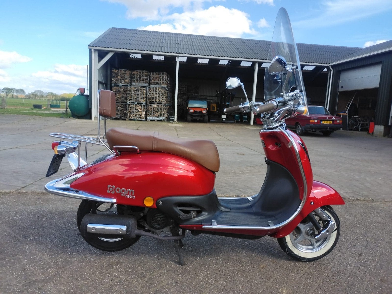 Scooter, opknapper, Fietsen en Brommers, Ophalen, Gebruikt, AGM, Benzine